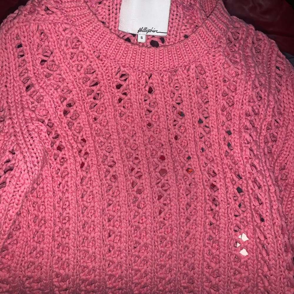 3.1 Phillip Lim open knit crew sweater